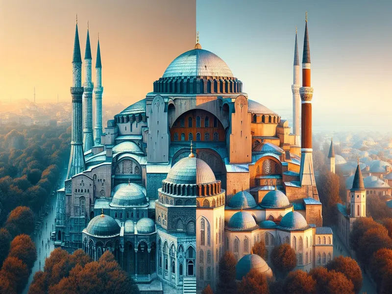 hagia sophia vs blue mosque