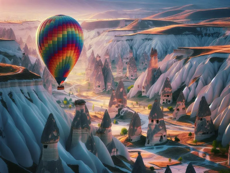 beautiful turkey hot air balloon