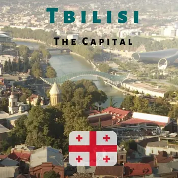 Tbilisi drone view