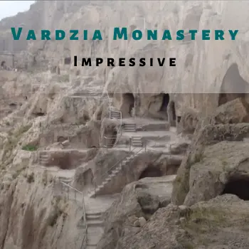 Vardzia Monastery Sideview